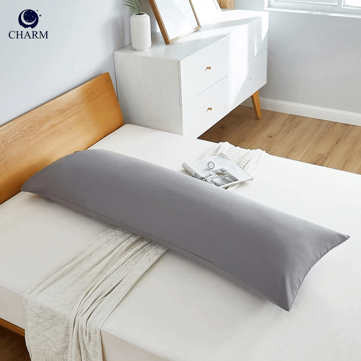 ปลอกหมอน BODY CHARM CUDDLE ขนาด 16 X 42 นิ้ว LIGHT GREY